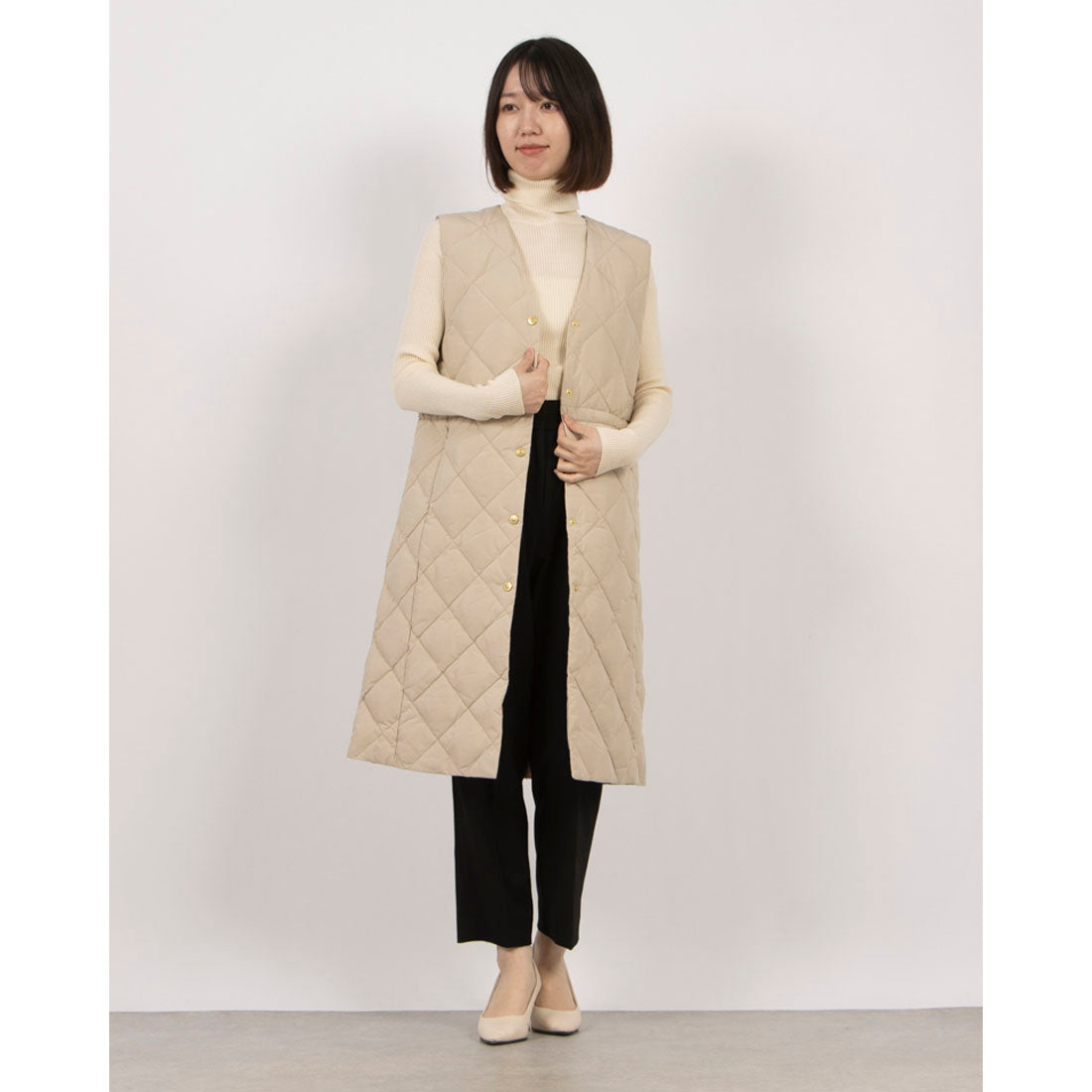 トーナル TONAL ロングジレ