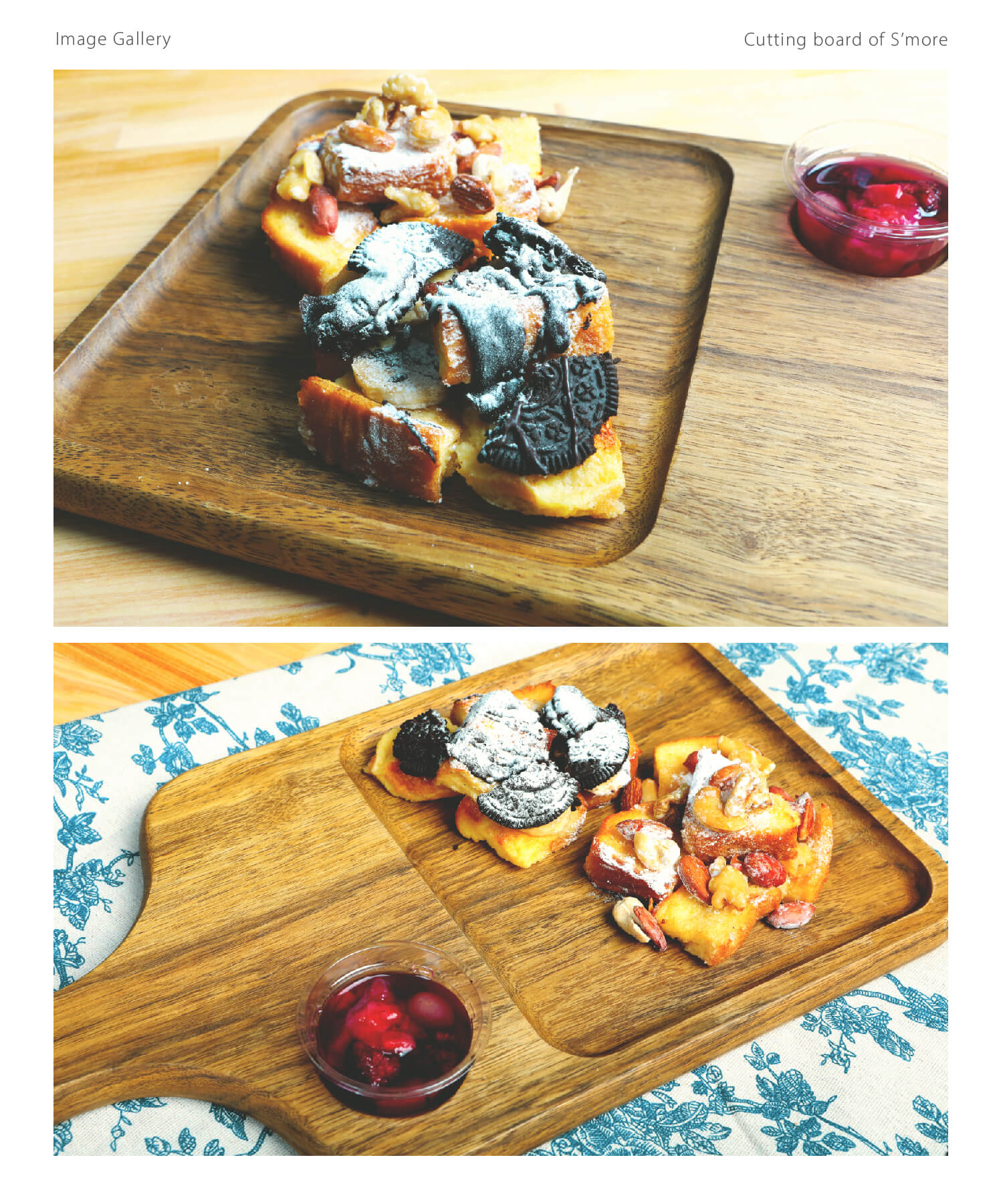 S'more S'more 【S'more / Cutting board of s'more】 Camp Cutting Board Wooden S'more Cutting Board Natural Acacia Camping Supplies Outdoor