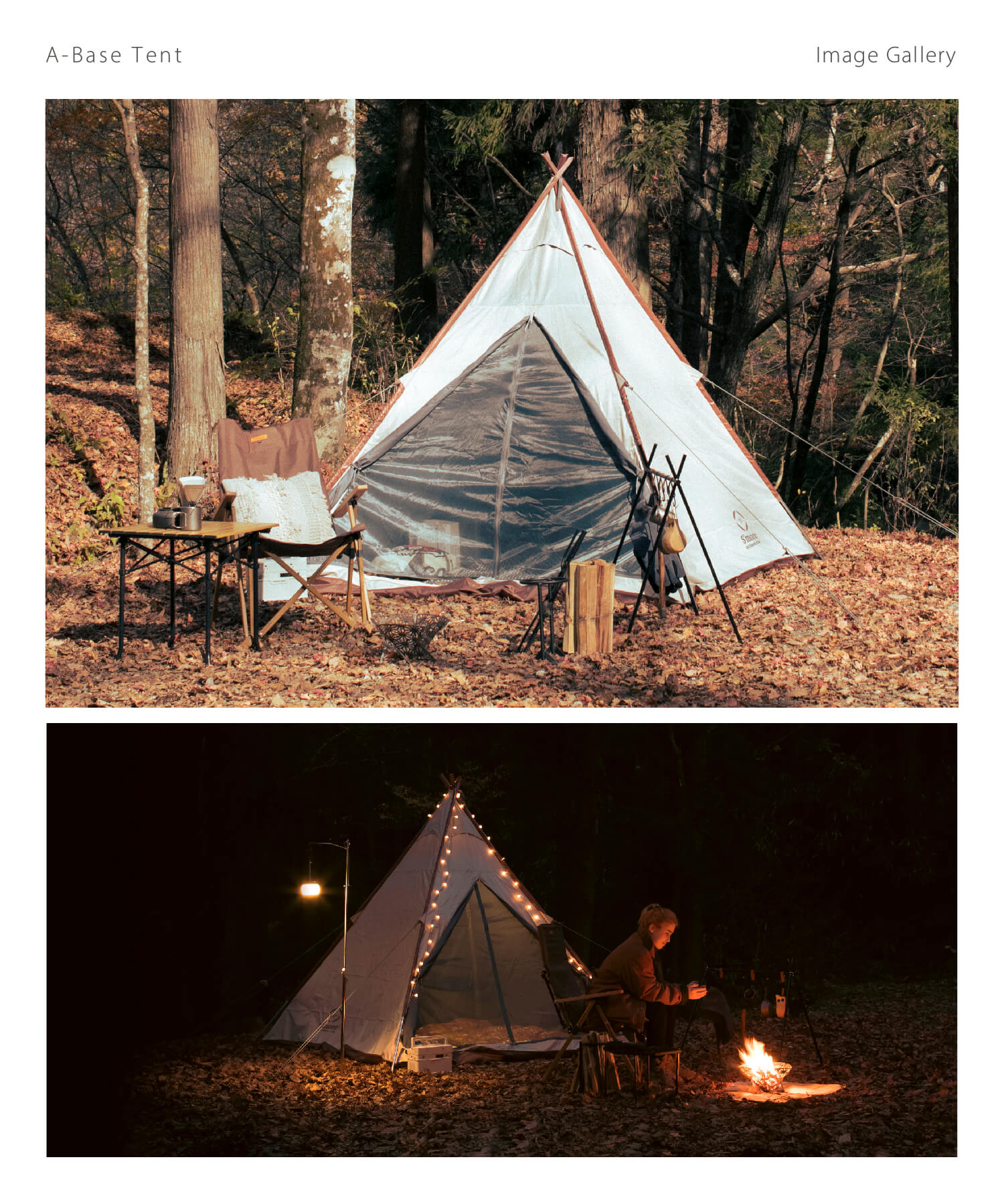 S'more S'more 【S'more / A-Base tent】 Solo tent Tipi tent for 1-2 people