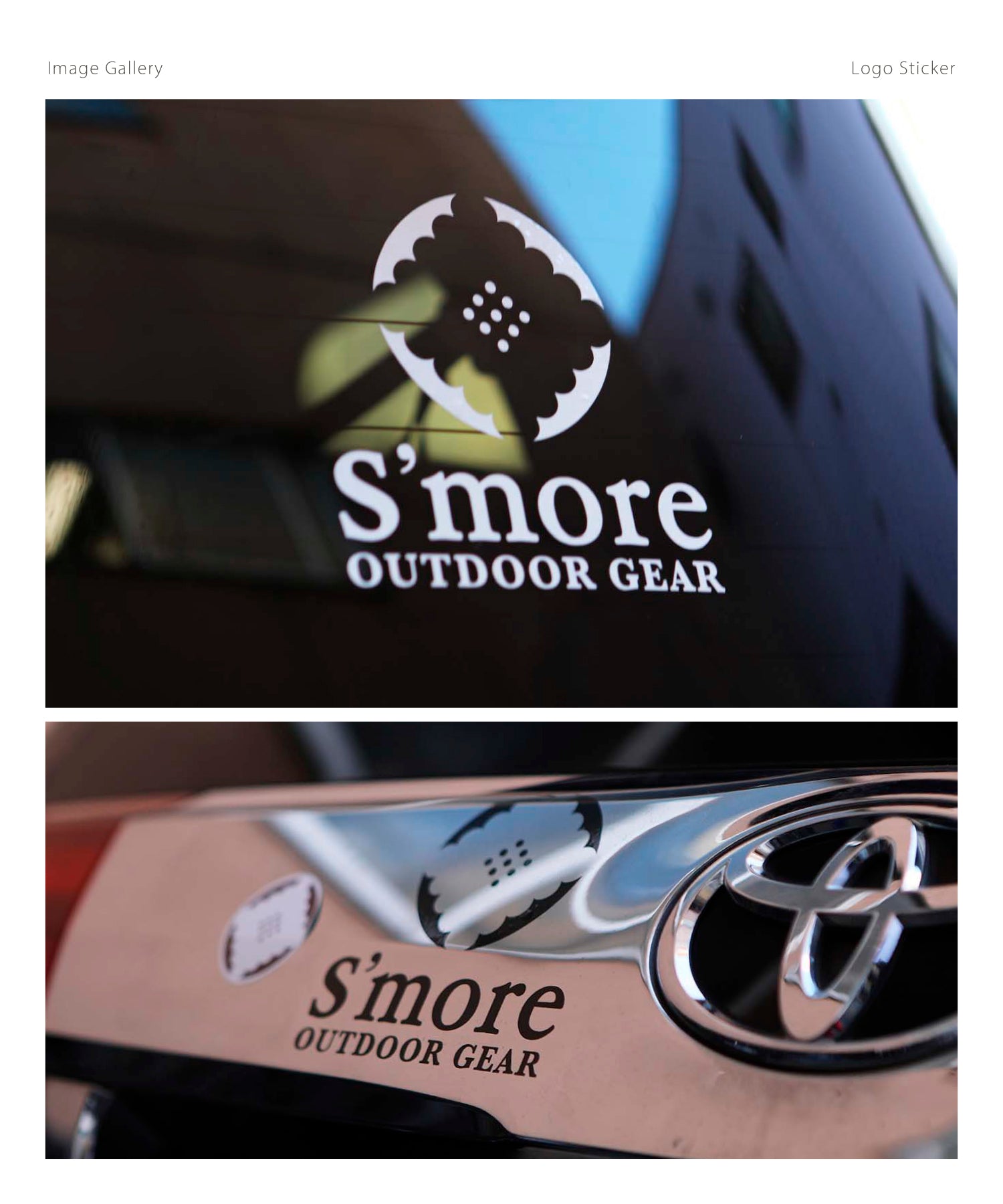 スモア S'more 【smore】S'more / Logo Sticker ステッカー アウトドア