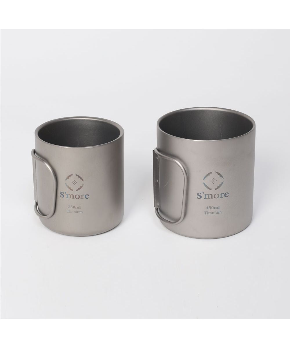 スモア S'more 【S'more /Titanium mag double 350ml】 チタンマグ 350 マグカップ チタン コップ 350ml チタンコップ
