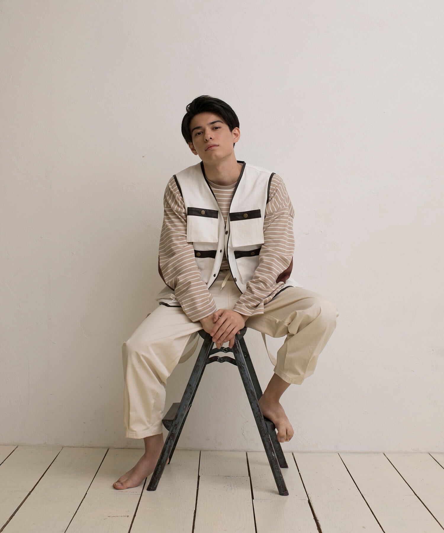S'more S'more 【 S'more 】6POCKETS COTTON 100% VEST