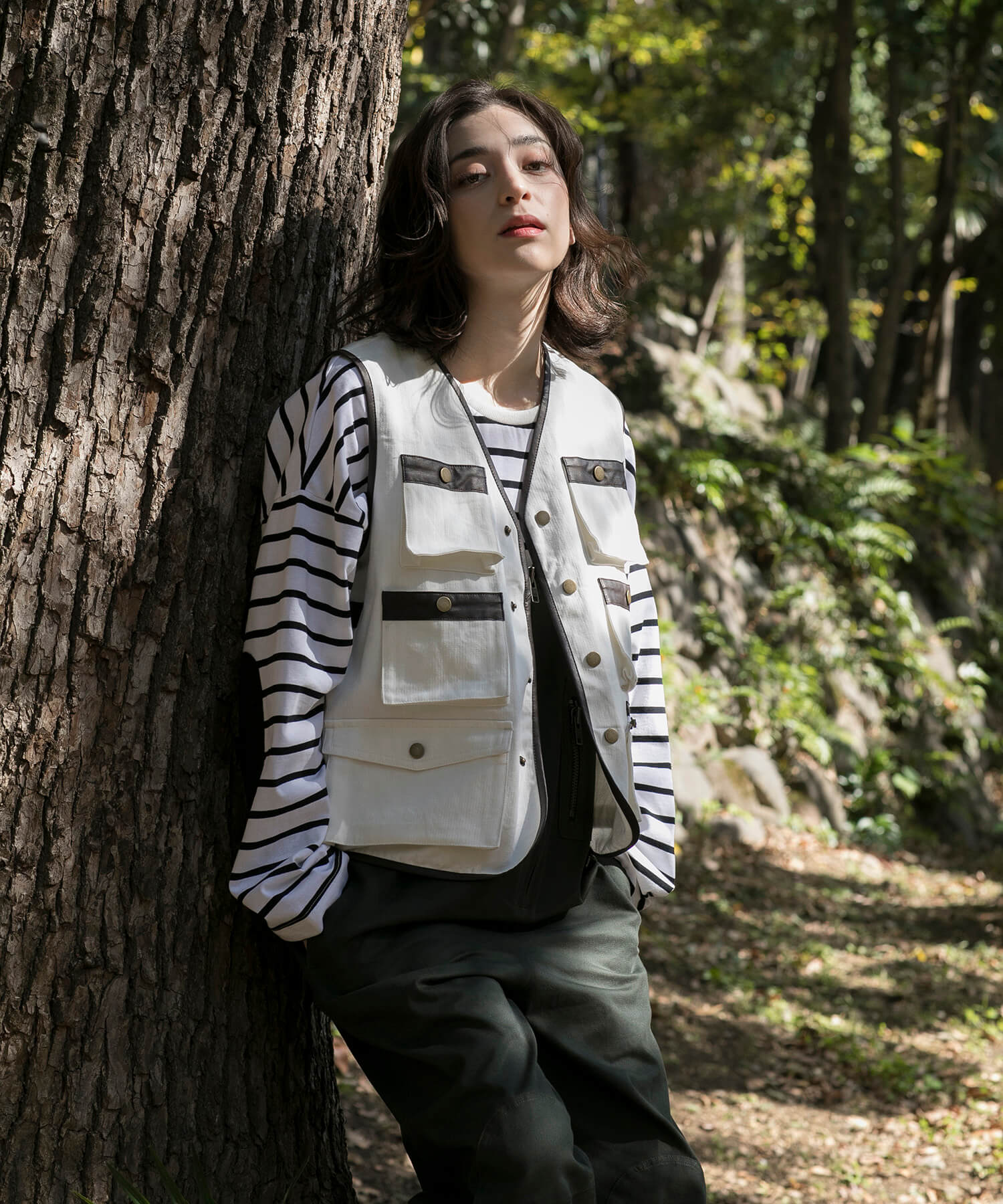 S'more S'more 【 S'more 】6POCKETS COTTON 100% VEST