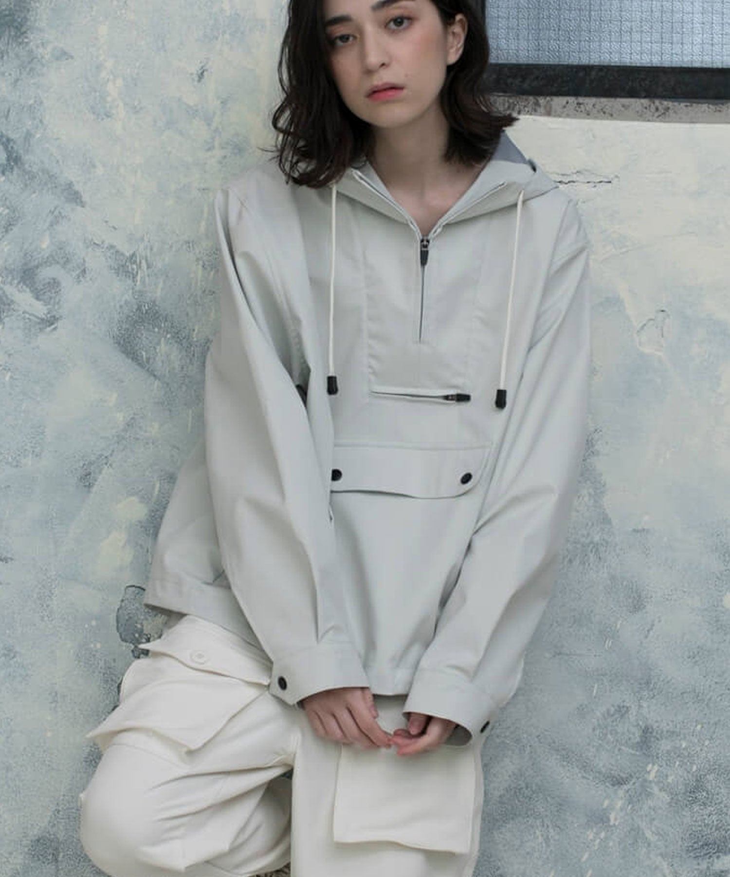 S'more S'more 【S'more】HALF ZIP ANORAK JACKET
