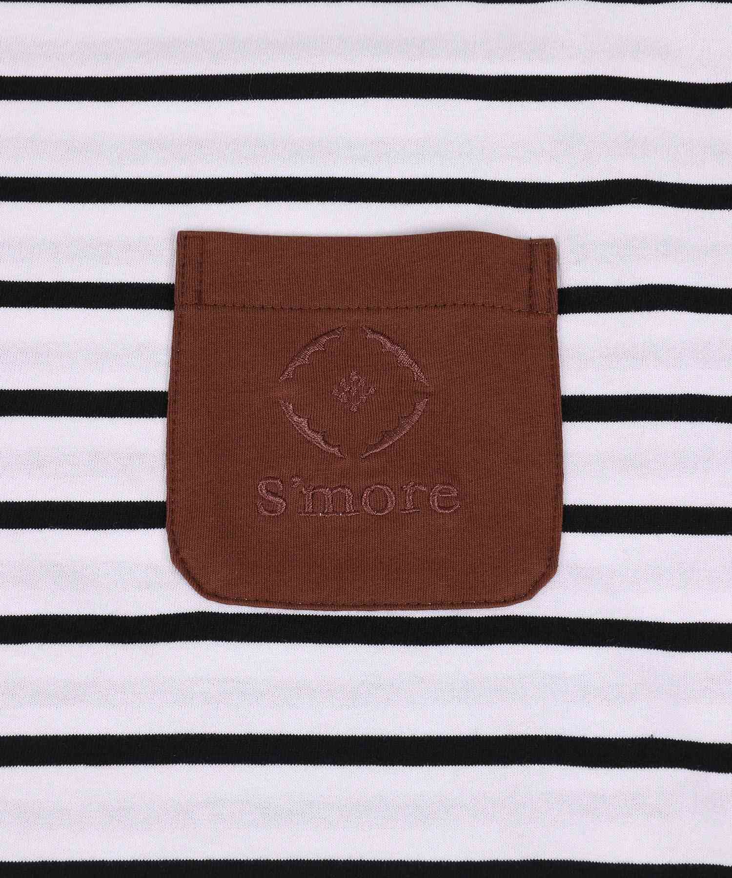 スモア S'more BORDER POCKET S/S T SHIRTS