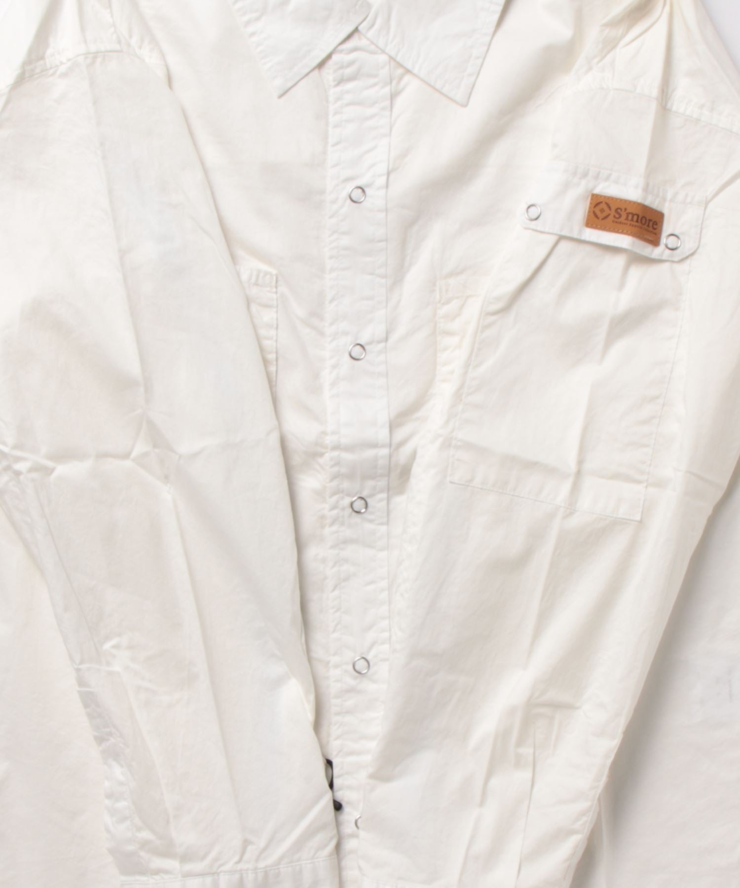 スモア S'more 【 S'more / dungaree shirt 】火の粉に強い綿100%ダンガリーシャツ