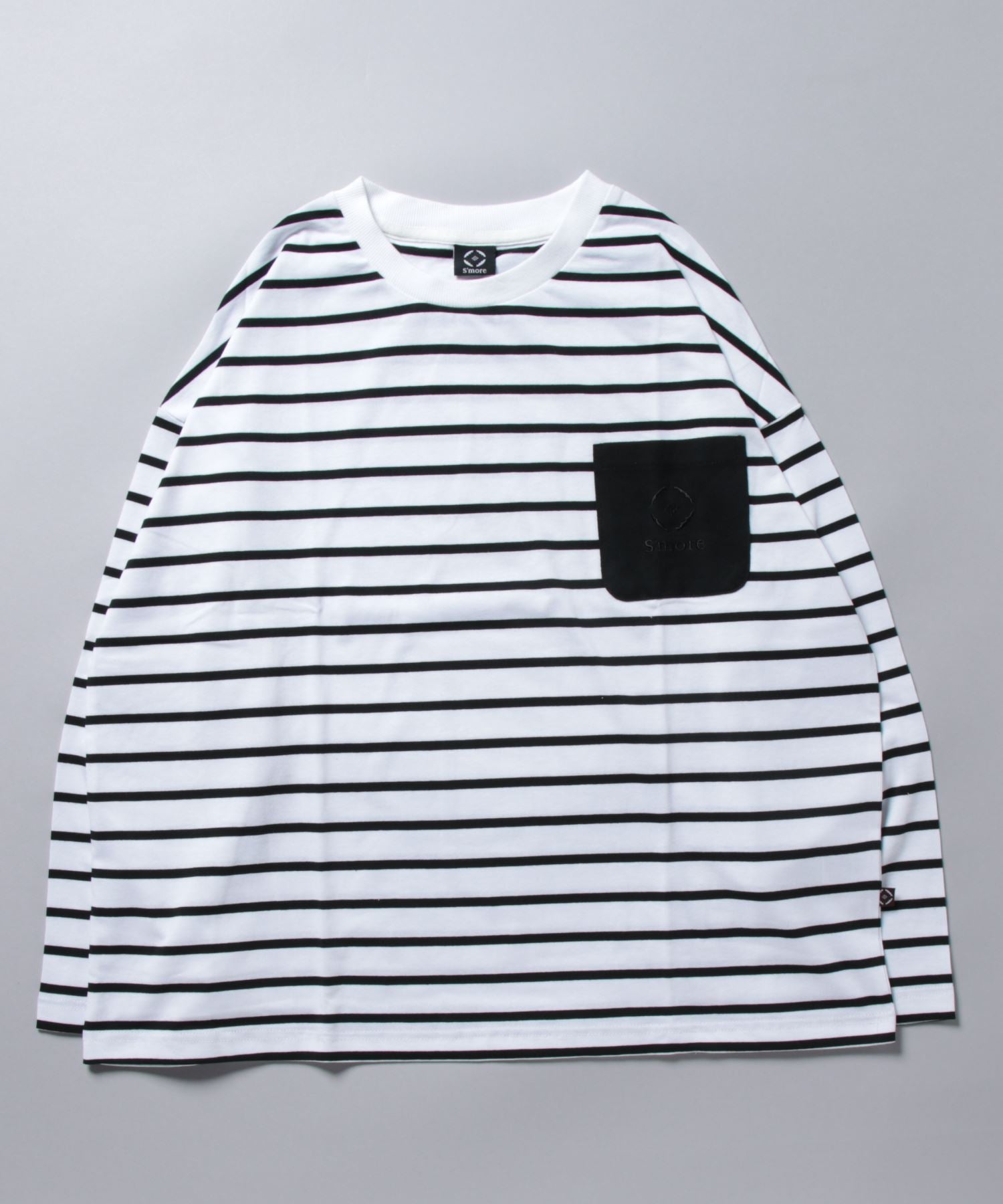 スモア S'more 【 S'more / BORDER POCKET L/S T SHIRTS 】 長袖tシャツ