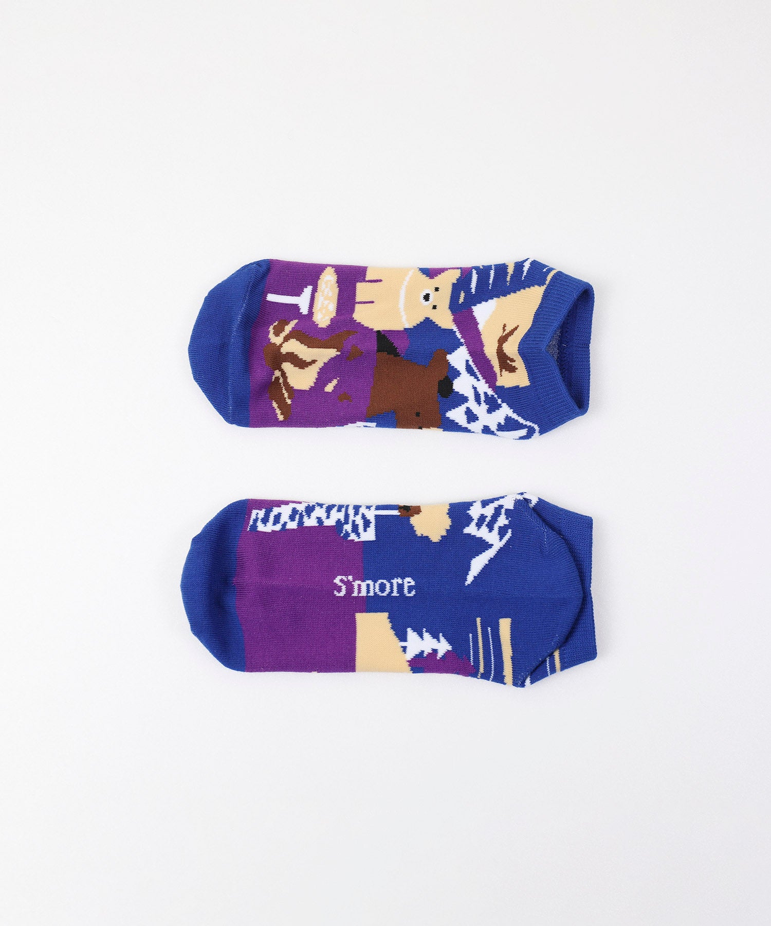 スモア S'more S'more/Forest Animal Pack Socks 3P （Pattern A） （A） A