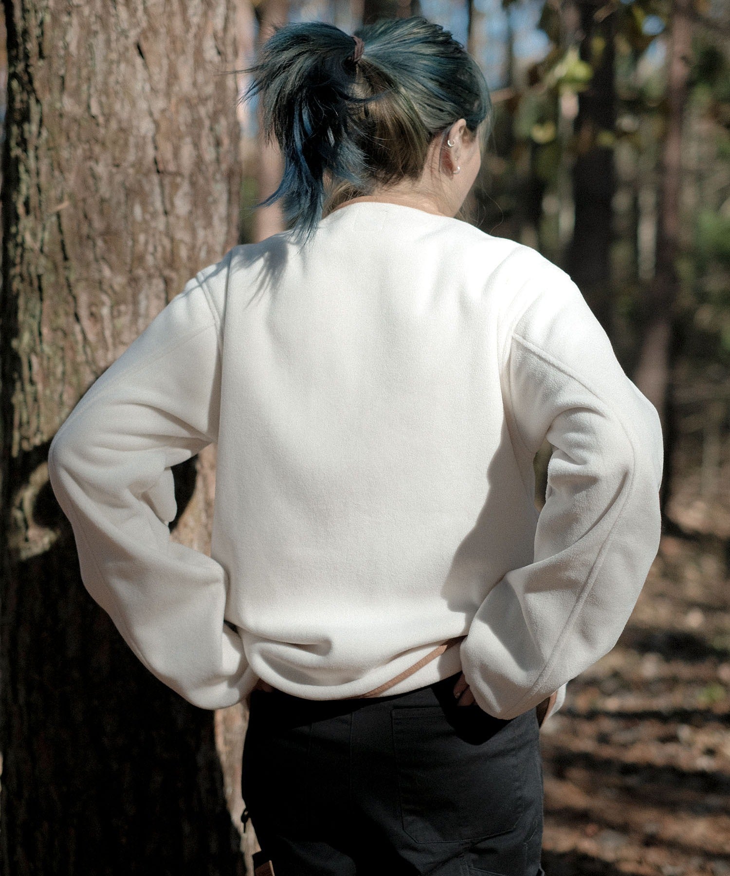 スモア S'more S'more/Fleece pocket cardigan （ベージュ） ベージュ