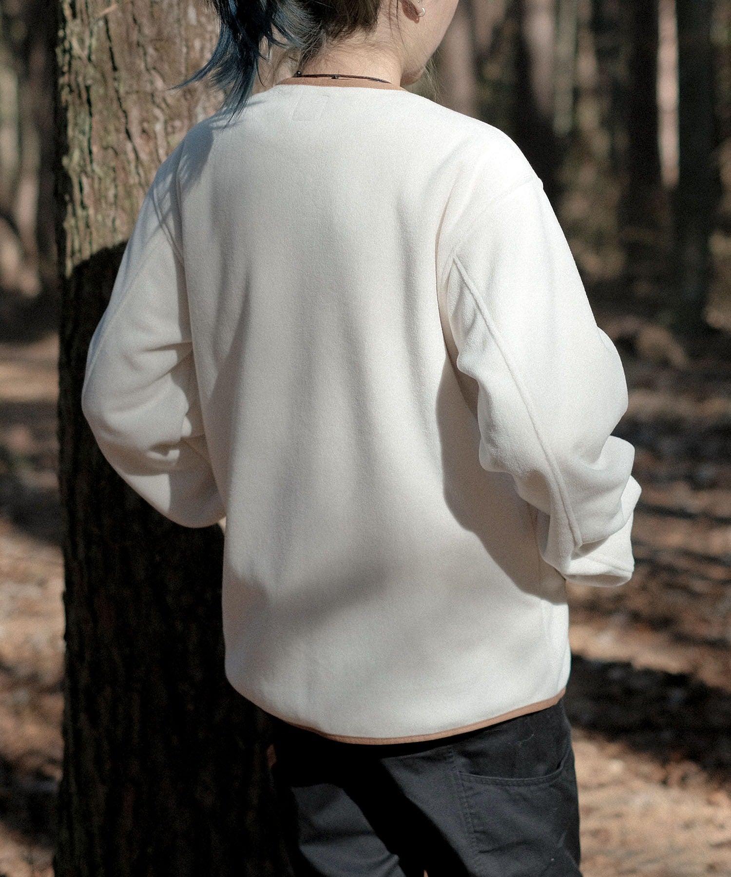 スモア S'more S'more/Fleece pocket cardigan （ベージュ） ベージュ