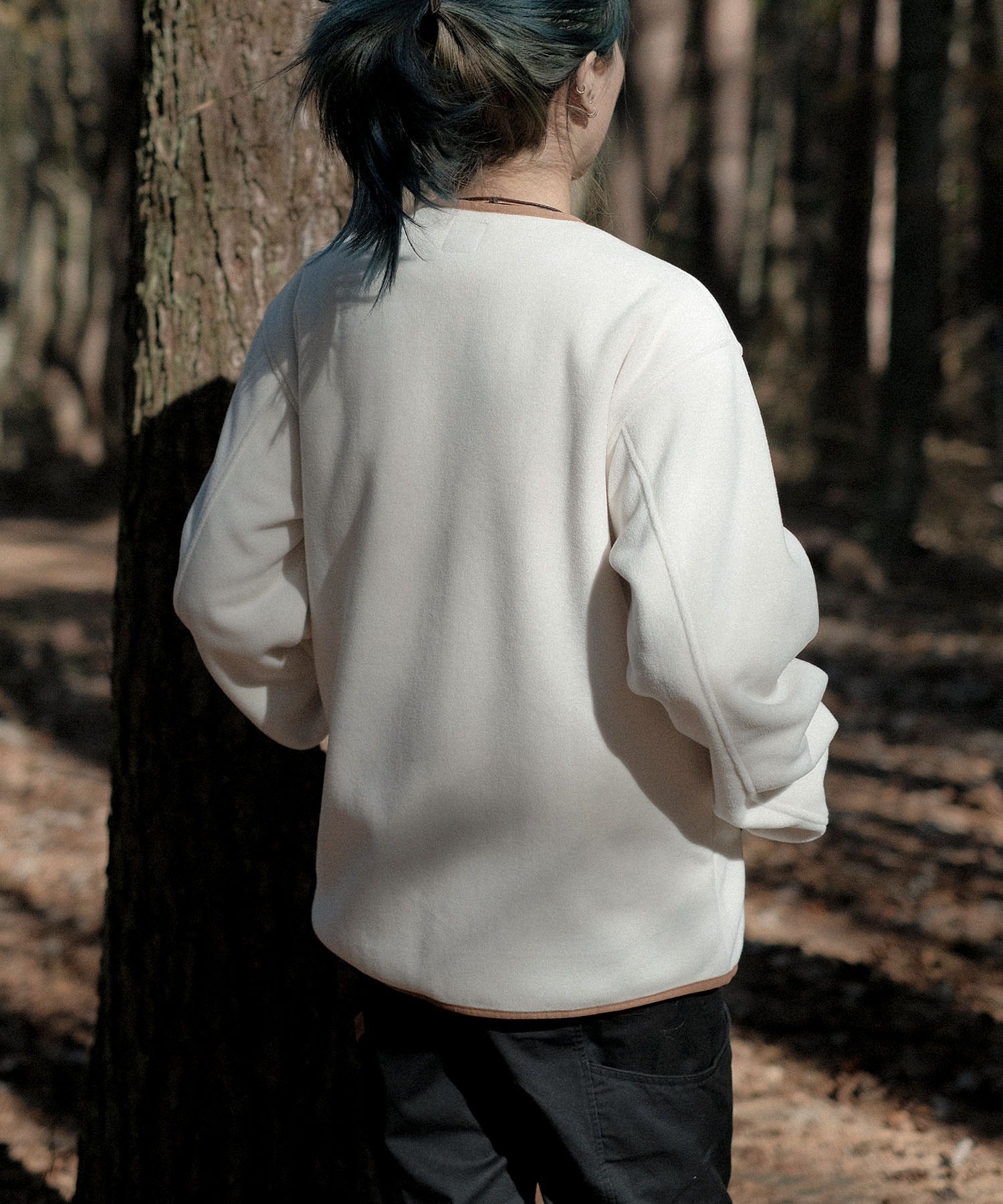 スモア S'more S'more/Fleece pocket cardigan （ベージュ） ベージュ