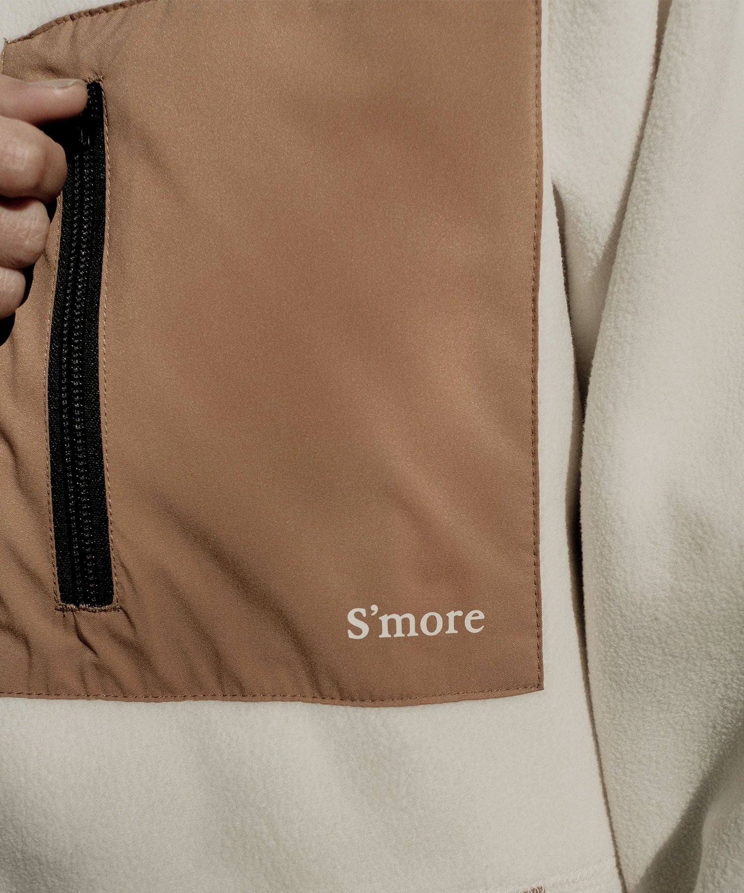スモア S'more S'more/Fleece pocket cardigan （ベージュ） ベージュ