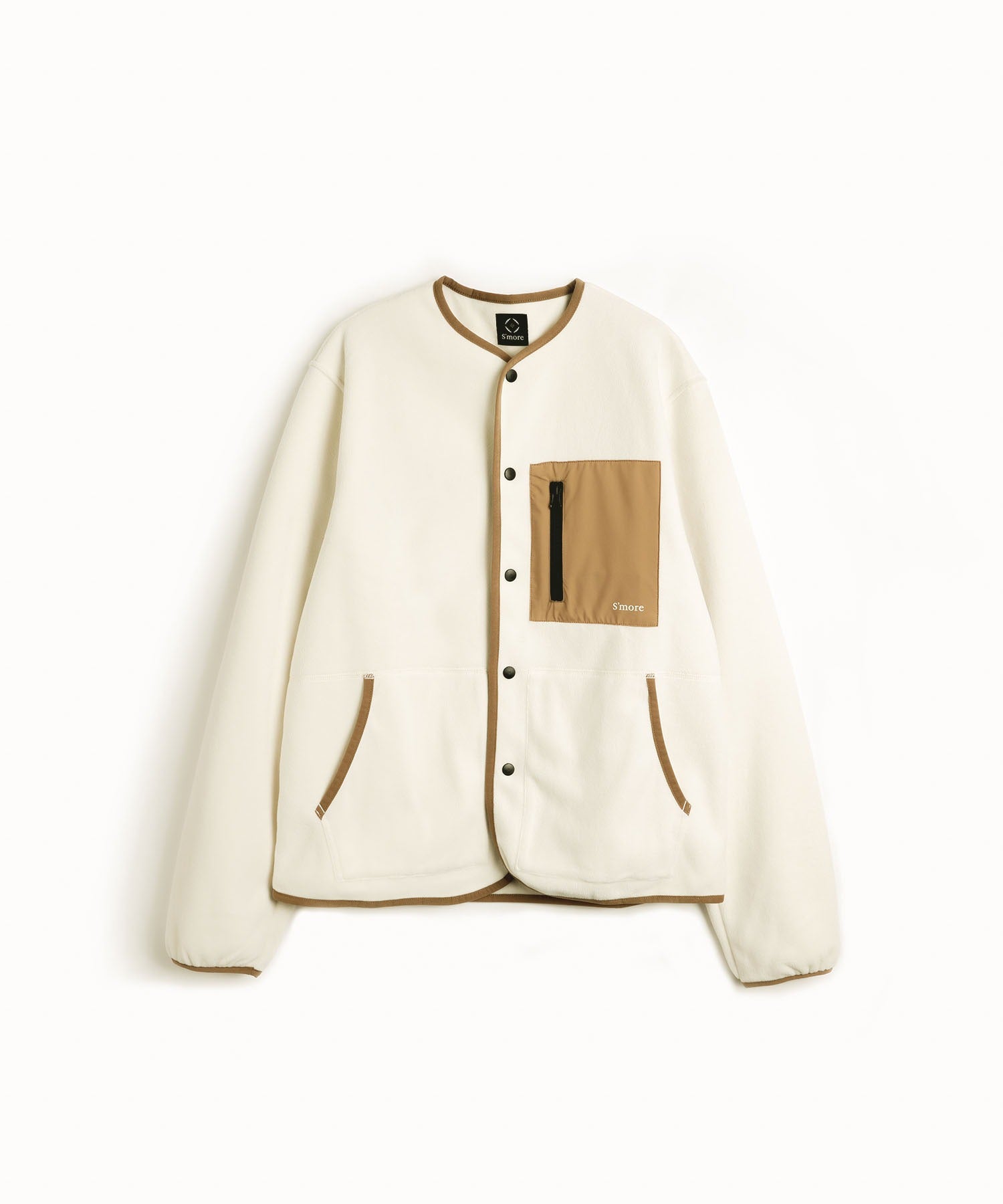スモア S'more S'more/Fleece pocket cardigan （ベージュ） ベージュ