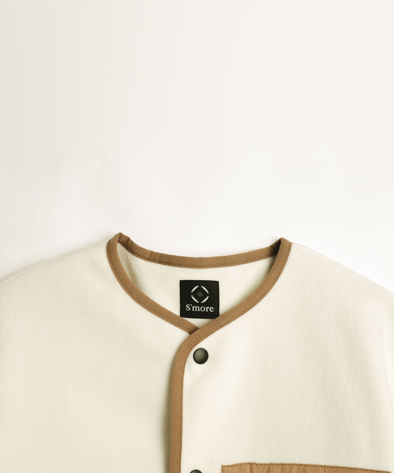 スモア S'more S'more/Fleece pocket cardigan （ベージュ） ベージュ