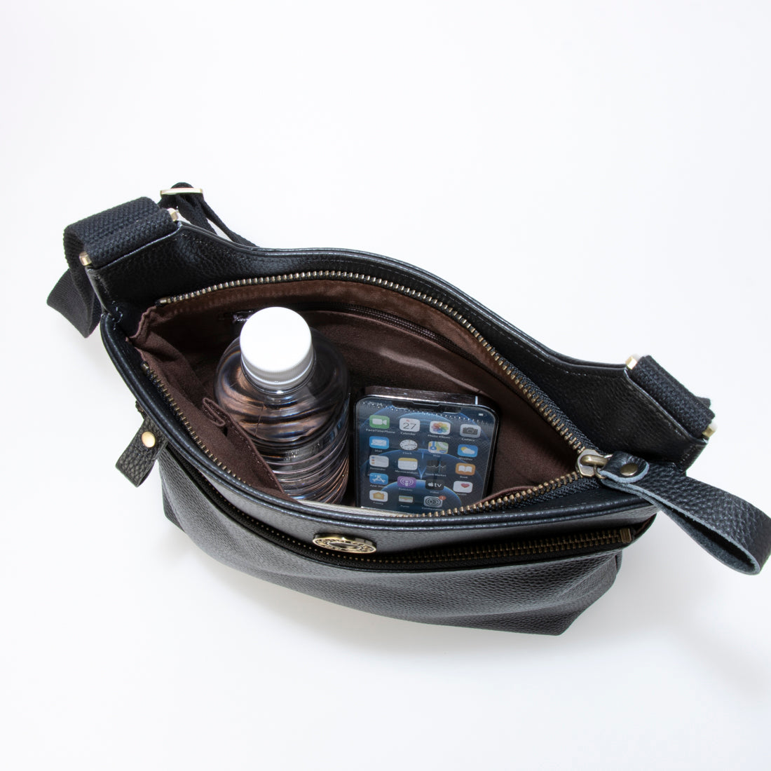 Toyooka Workshop Cowhide Medallion Body Shoulder Bag