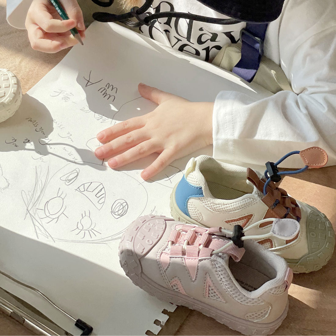 トップスター TOPSTAR TOPSTARコンビカラーアジャスターキッズスニーカー （ブラウン） ブラウン