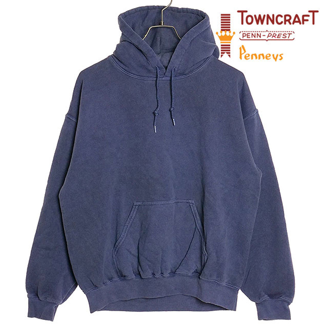 タウンクラフト TOWNCRAFT 90s pigment pull hoodie navy [tc22s020 FW24] （navy） navy