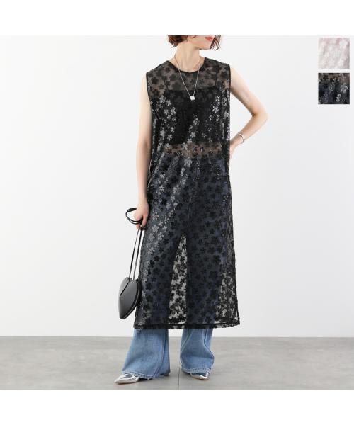 トラッゾドンナ TORRAZZO DONNA TORRAZZO DONNA ワンピース 6251-325 スパンコール メッシュ （19/BLACK） 19/BLACK