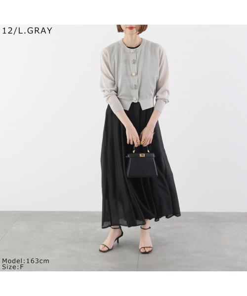 トラッゾドンナ TORRAZZO DONNA TORRAZZO DONNA カーディガン Bijou cardigan 6251-680 （91/SAXE） 91/SAXE