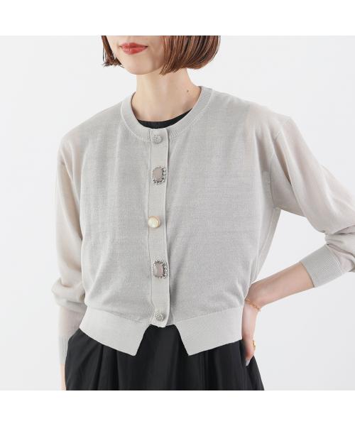 トラッゾドンナ TORRAZZO DONNA TORRAZZO DONNA カーディガン Bijou cardigan 6251-680 （91/SAXE） 91/SAXE