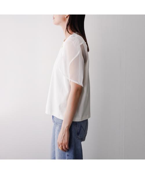 トラッゾドンナ TORRAZZO DONNA TORRAZZO DONNA カットソー Tulip sleeve T-shirt 6252-421 （05/WHITE/ホワイト） 05/WHITE/ホワイト