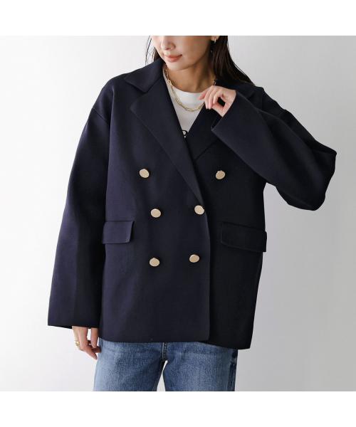 トラッゾドンナ TORRAZZO DONNA TORRAZZO DONNA ダブルジャケット 6260-411 ミラノリブ ニット （99/D-NAVY） 99/D-NAVY