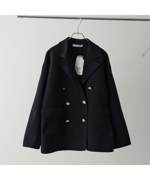 トラッゾドンナ TORRAZZO DONNA TORRAZZO DONNA ダブルジャケット 6260-411 ミラノリブ ニット （99/D-NAVY） 99/D-NAVY