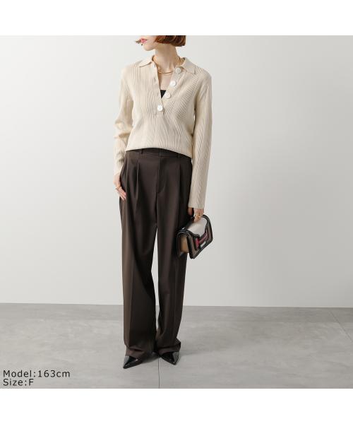 トラッゾドンナ TORRAZZO DONNA TORRAZZO DONNA ニット ポロシャツ 6262-462 リブ （19/BLACK） 19/BLACK