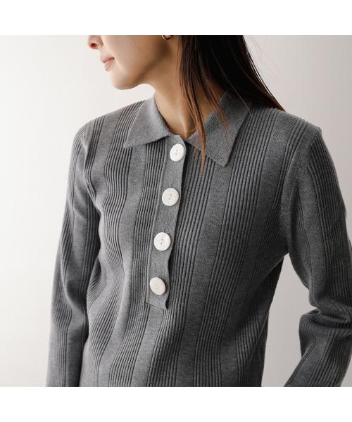 トラッゾドンナ TORRAZZO DONNA TORRAZZO DONNA ニット ポロシャツ 6262-462 リブ （19/BLACK） 19/BLACK