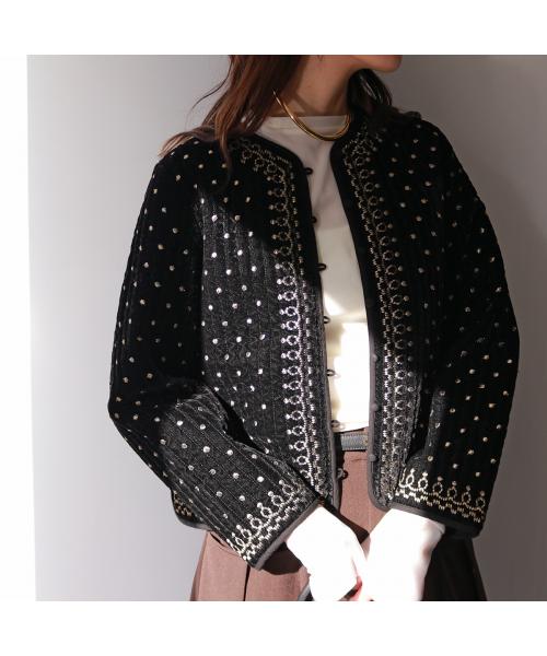 トラッゾドンナ TORRAZZO DONNA TORRAZZO DONNA  刺繍ジャケット 6261-354 ヴィンテージ調 （19/BLACK/ブラック） 19/BLACK/ブラック