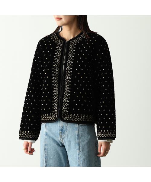 トラッゾドンナ TORRAZZO DONNA TORRAZZO DONNA  刺繍ジャケット 6261-354 ヴィンテージ調 （19/BLACK/ブラック） 19/BLACK/ブラック