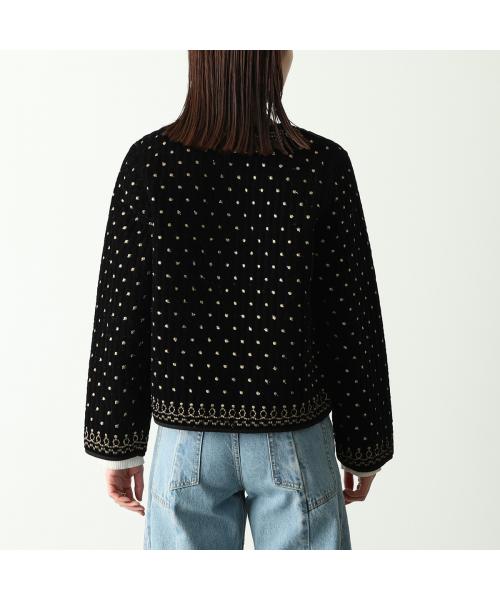 トラッゾドンナ TORRAZZO DONNA TORRAZZO DONNA  刺繍ジャケット 6261-354 ヴィンテージ調 （19/BLACK/ブラック） 19/BLACK/ブラック