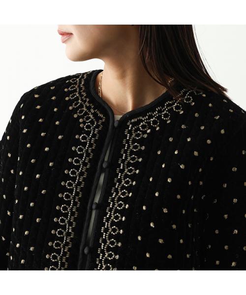 トラッゾドンナ TORRAZZO DONNA TORRAZZO DONNA  刺繍ジャケット 6261-354 ヴィンテージ調 （19/BLACK/ブラック） 19/BLACK/ブラック