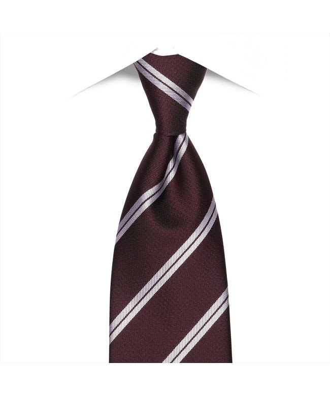 Tokyo Shirts 【Irasutoya】 Tie with Box Burgundy Business Formal