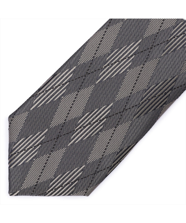 Tokyo Shirts Narrow Tie Argyle Pattern Business Formal