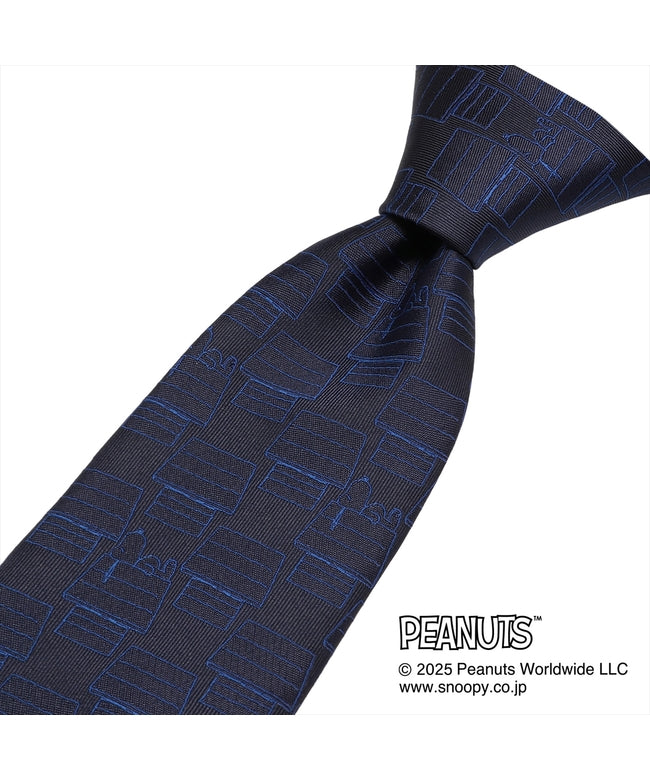 トーキョーシャツ TOKYO SHIRTS 【PEANUTS スヌーピー SNOOPY】 ネクタイ ビジネス ギフト （ネイビー） ネイビー