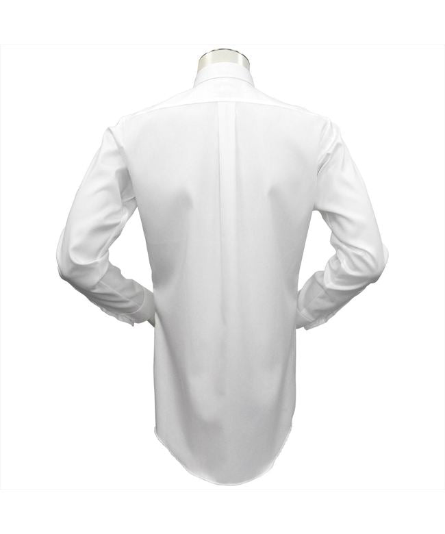 トーキョーシャツ TOKYO SHIRTS 【国産しゃれシャツ】 ボタンダウン 長袖 形態安定 綿100% ピンオックス織り （シロ） シロ