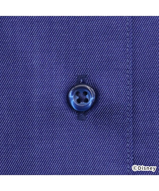 トーキョーシャツ TOKYO SHIRTS 【ディズニー】 ボタンダウン 長袖 形態安定ワイシャツ テープデザイン