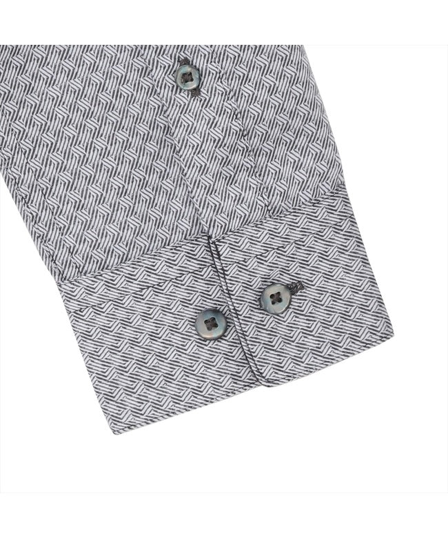 トーキョーシャツ TOKYO SHIRTS ボタンダウンカラーデザインカジュアルシャツ  長袖 メンズ （1クロ・グレー） 1クロ・グレー