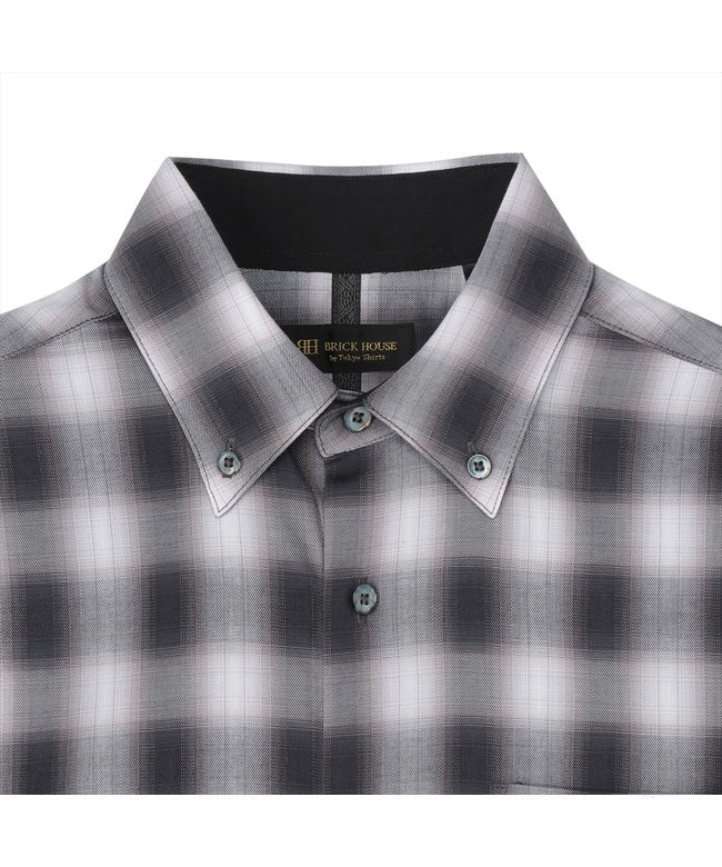 トーキョーシャツ TOKYO SHIRTS ボタンダウンカラーデザインカジュアルシャツ  長袖 メンズ