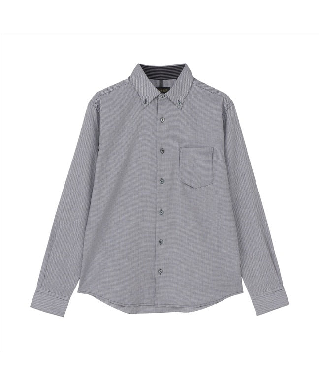 トーキョーシャツ TOKYO SHIRTS ボタンダウンカラーデザインカジュアルシャツ  長袖 メンズ （1クロ・グレー） 1クロ・グレー