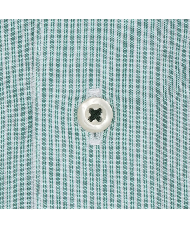 トーキョーシャツ TOKYO SHIRTS ボタンダウン 長袖 形態安定 ワイシャツ （グリーン） グリーン