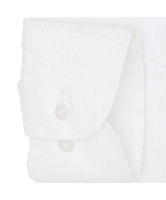 トーキョーシャツ TOKYO SHIRTS 【透け防止】 ホリゾンタルワイド 長袖 形態安定 ワイシャツ （ホワイト） ホワイト