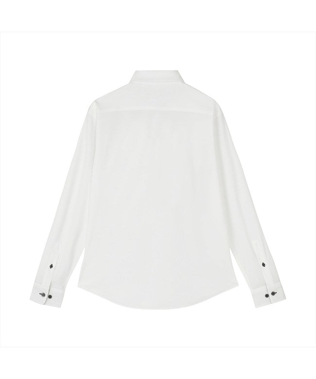 トーキョーシャツ TOKYO SHIRTS デザインカジュアルシャツ ホリゾンタルワイド 長袖 メンズ （ホワイト） ホワイト