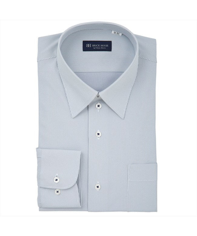 東京襯衫 TOKYO SHIRTS 【彈性】 常規 長袖 形態穩定 針織襯衫