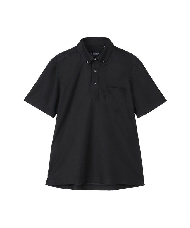 トーキョーシャツ TOKYO SHIRTS ビズポロ ポロシャツ 半袖 メンズ（使用素材：東レFIELDSENSOR(R)秒乾(R)） （ブラック） ブラック