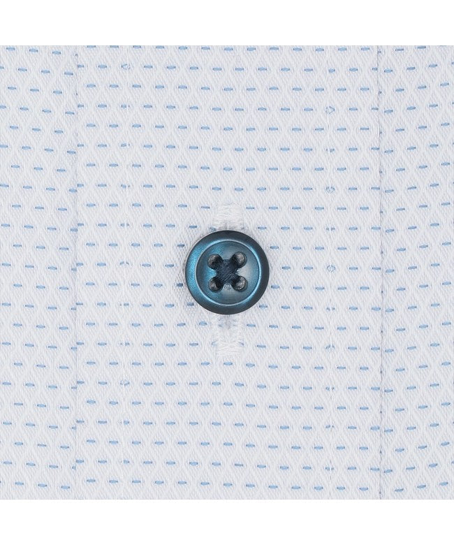 トーキョーシャツ TOKYO SHIRTS 【Layered Cool】 ボタンダウン 半袖 形態安定 ワイシャツ （ブルー） ブルー