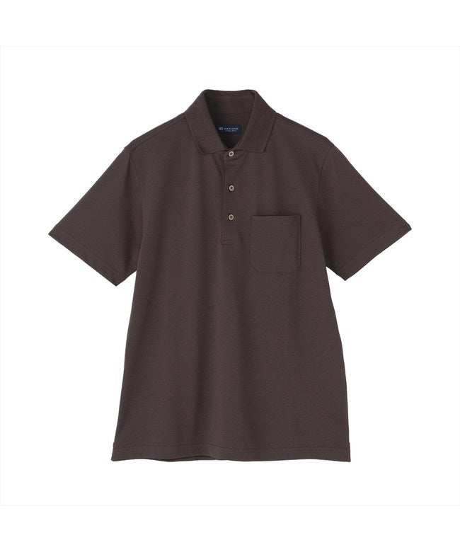 トーキョーシャツ TOKYO SHIRTS ビズポロ ポロシャツ 接触冷感 半袖 メンズ （ブラウン） ブラウン