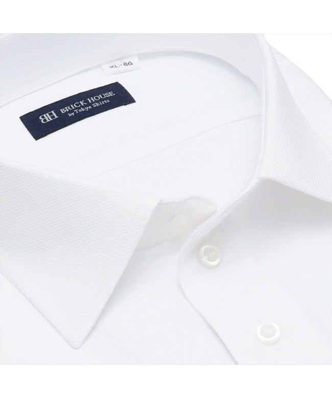 トーキョーシャツ TOKYO SHIRTS 【COFREX】 ワイド 長袖 形態安定 ワイシャツ （ホワイト） ホワイト
