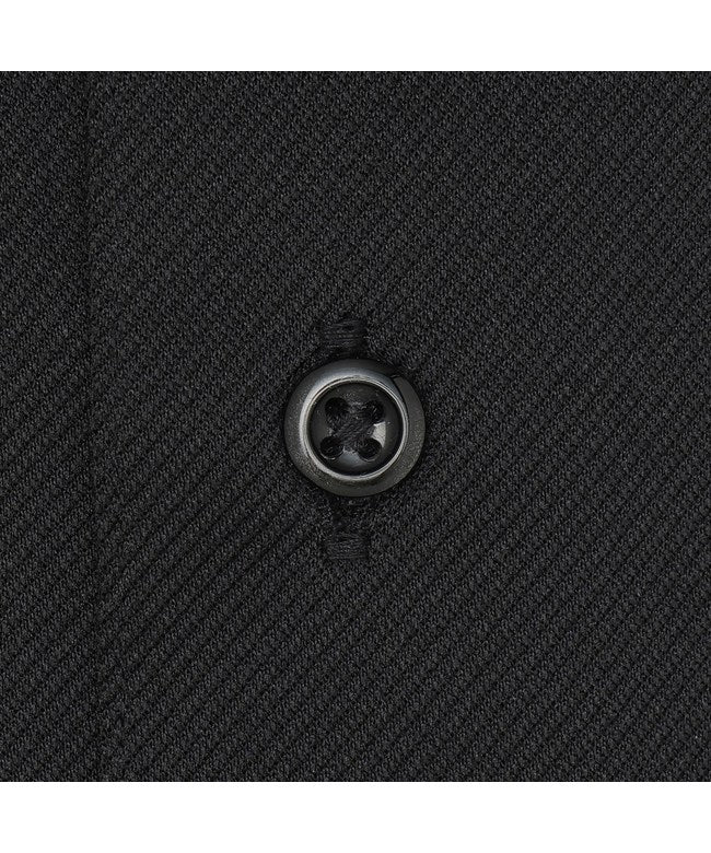 トーキョーシャツ TOKYO SHIRTS 【ストレッチ】 ホリゾンタルワイド 長袖 形態安定 ワイシャツ ニットシャツ （使用素材：東レFIELDSENSOR(R)秒乾(R)） （ブラック） ブラック